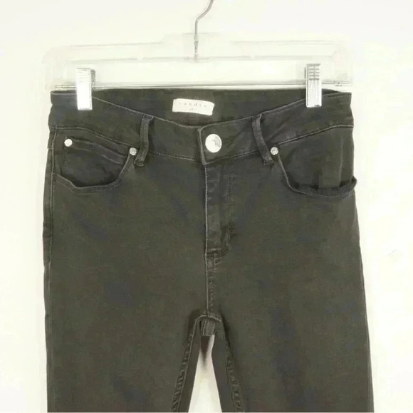 Sandro Paris Pam Denim Jeans Women's (EU) 38 Skinny Fit Stretchy Zip Fly Grey - Picture 6 of 7